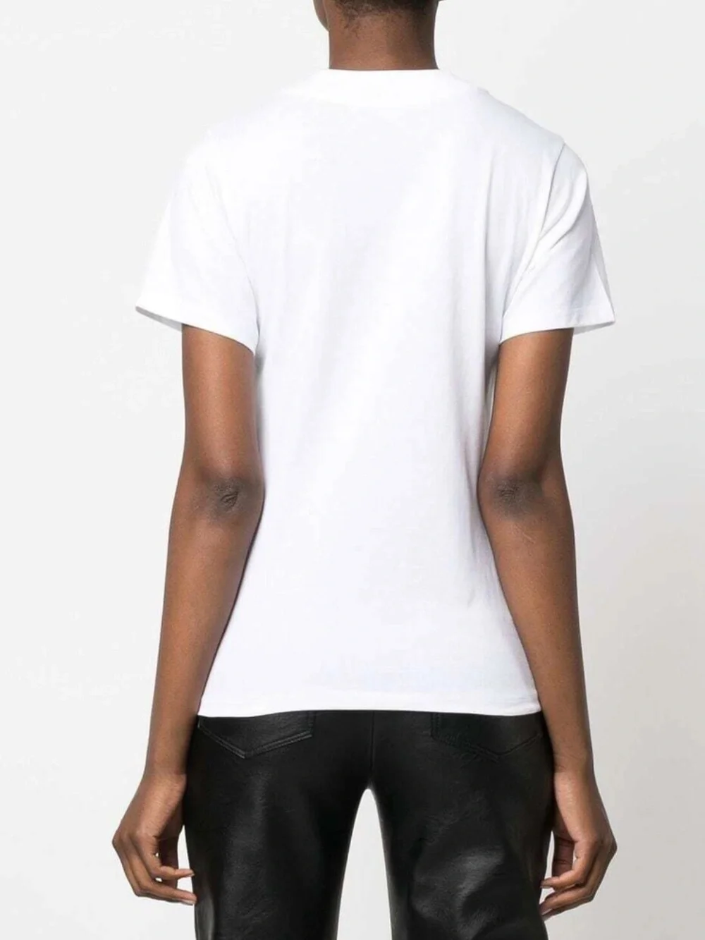 Stella McCartney Logo Graphic 3D Fringe Colorful White Cotton T-Shirt NEW - Picture 6 of 13